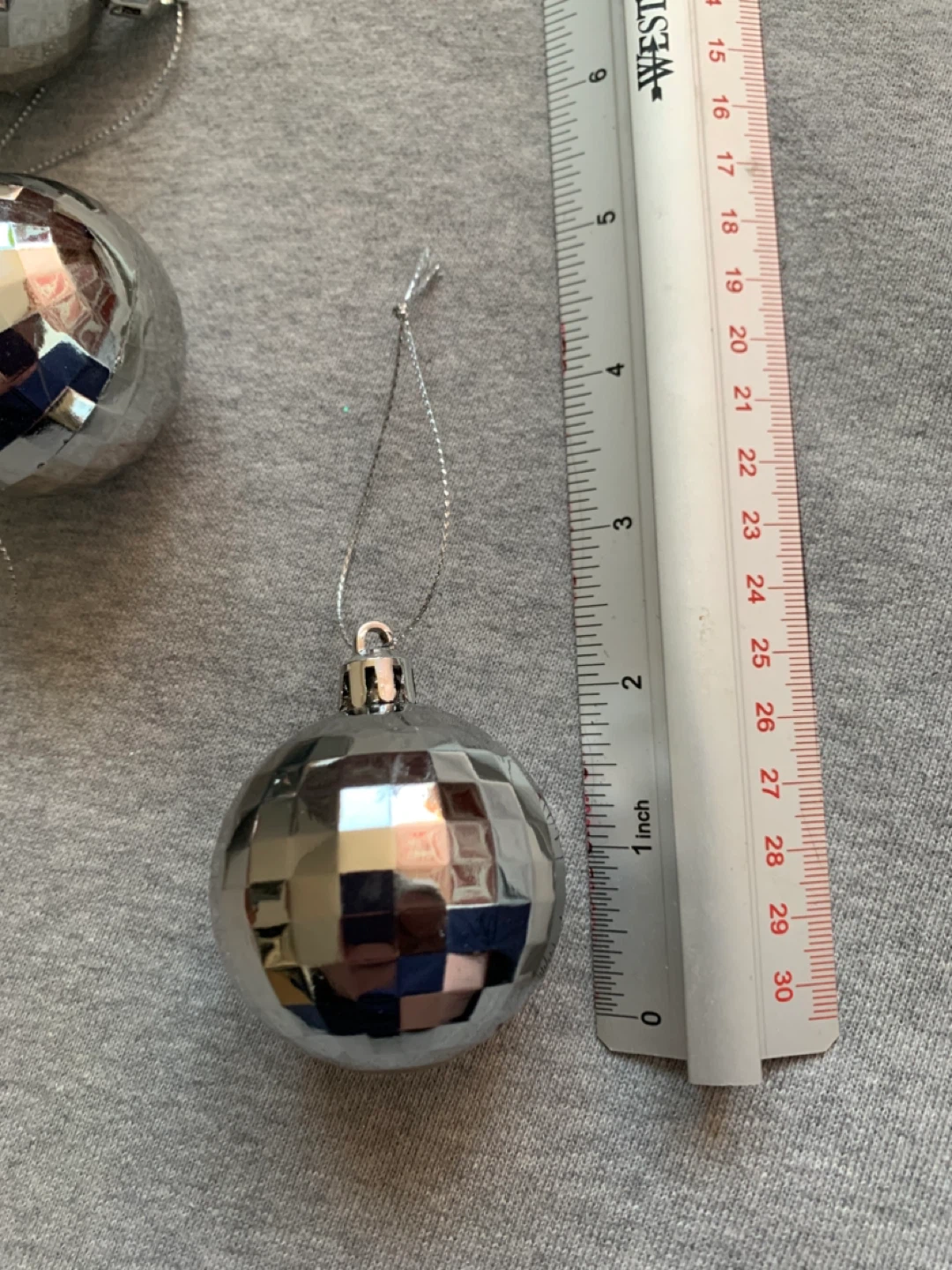 12 Excellent Quality Medium Sized Disco Ball Ornaments - photo 2