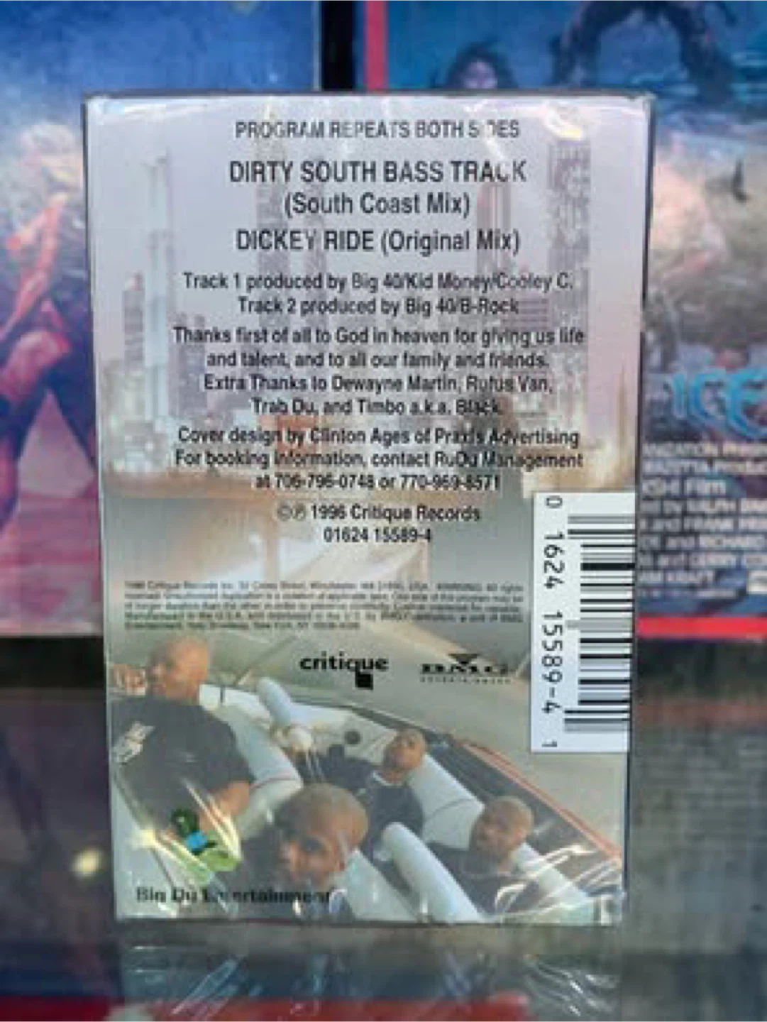 Southern Playas Dirty South Bass Tape Cassette 1996 - photo 2