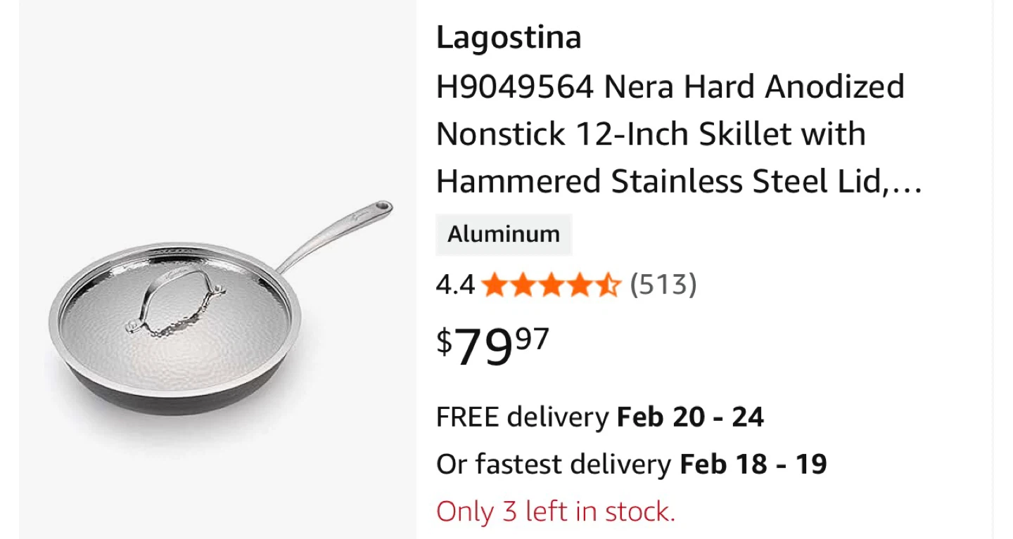 Swiss Hard Anodized 10-Inch Hard Anodized Nonstick Pot with Lid - photo 5