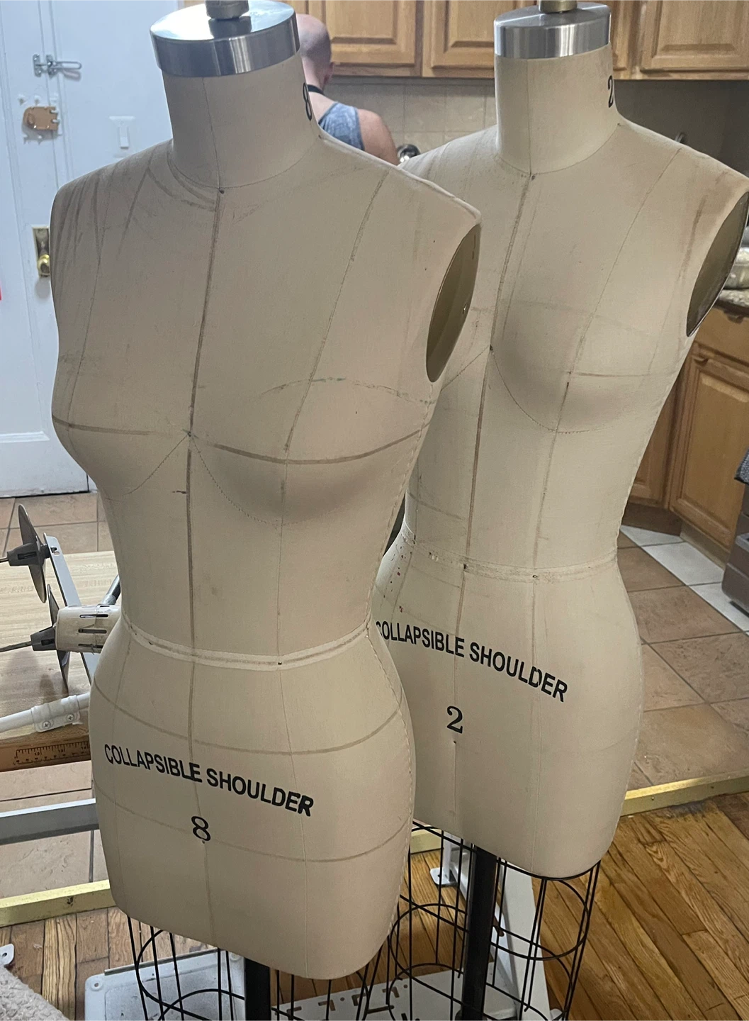 Dress Forms - Collapsible Shoulder Mannequins