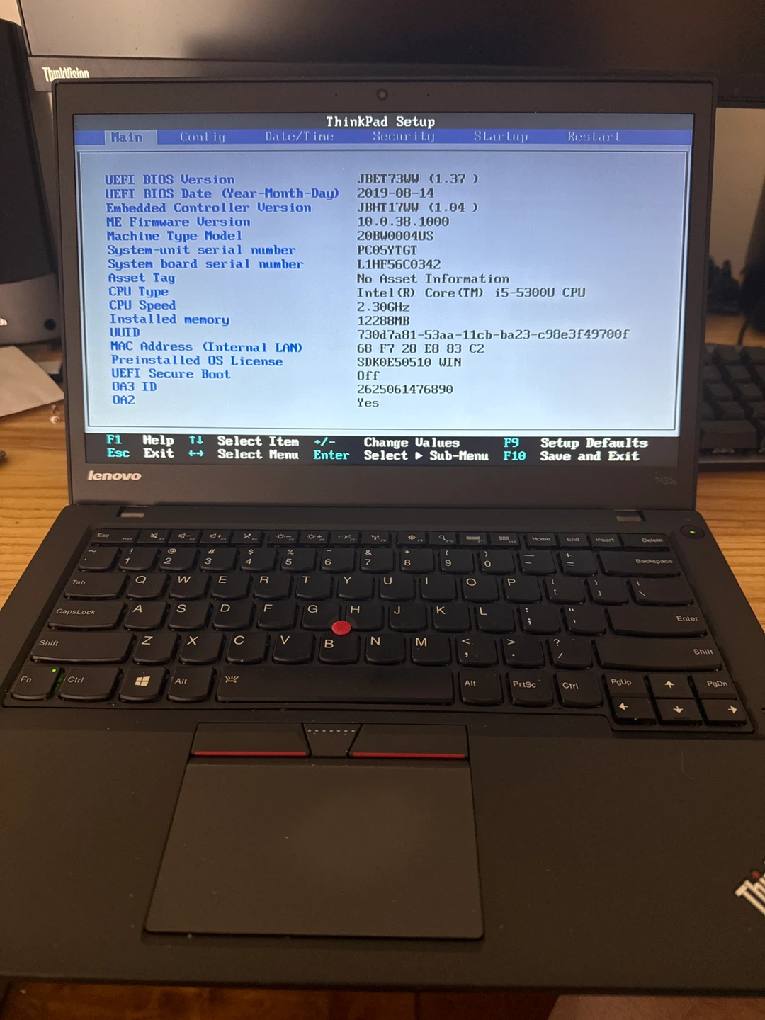 Lenovo ThinkPad T450s Laptop - Intel Core i5-5300U - photo 2
