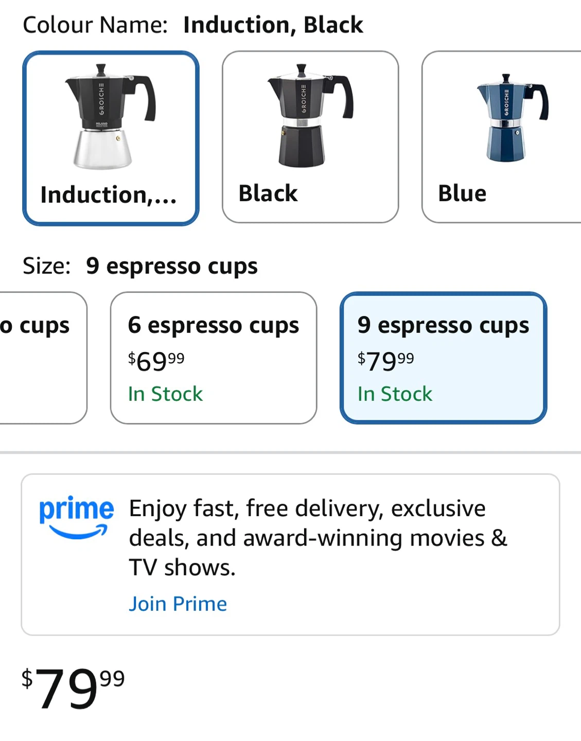 Grosche Milano Induction Moka Pot – 9-Cup Espresso Maker - photo 2