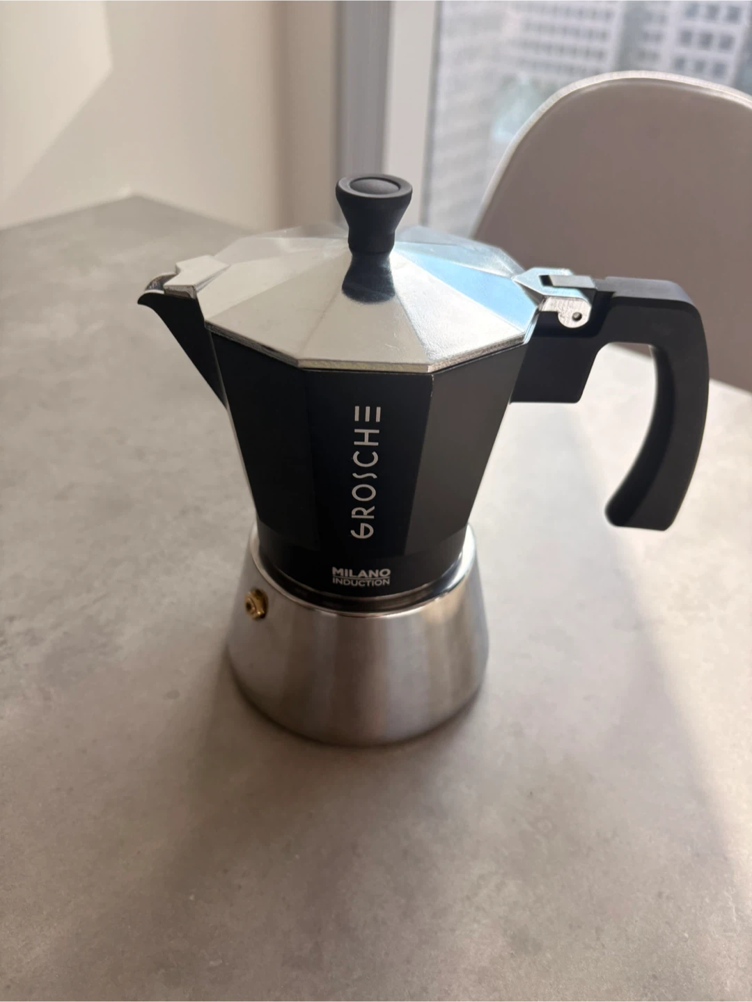 Grosche Milano Induction Moka Pot – 9-Cup Espresso Maker - photo 3