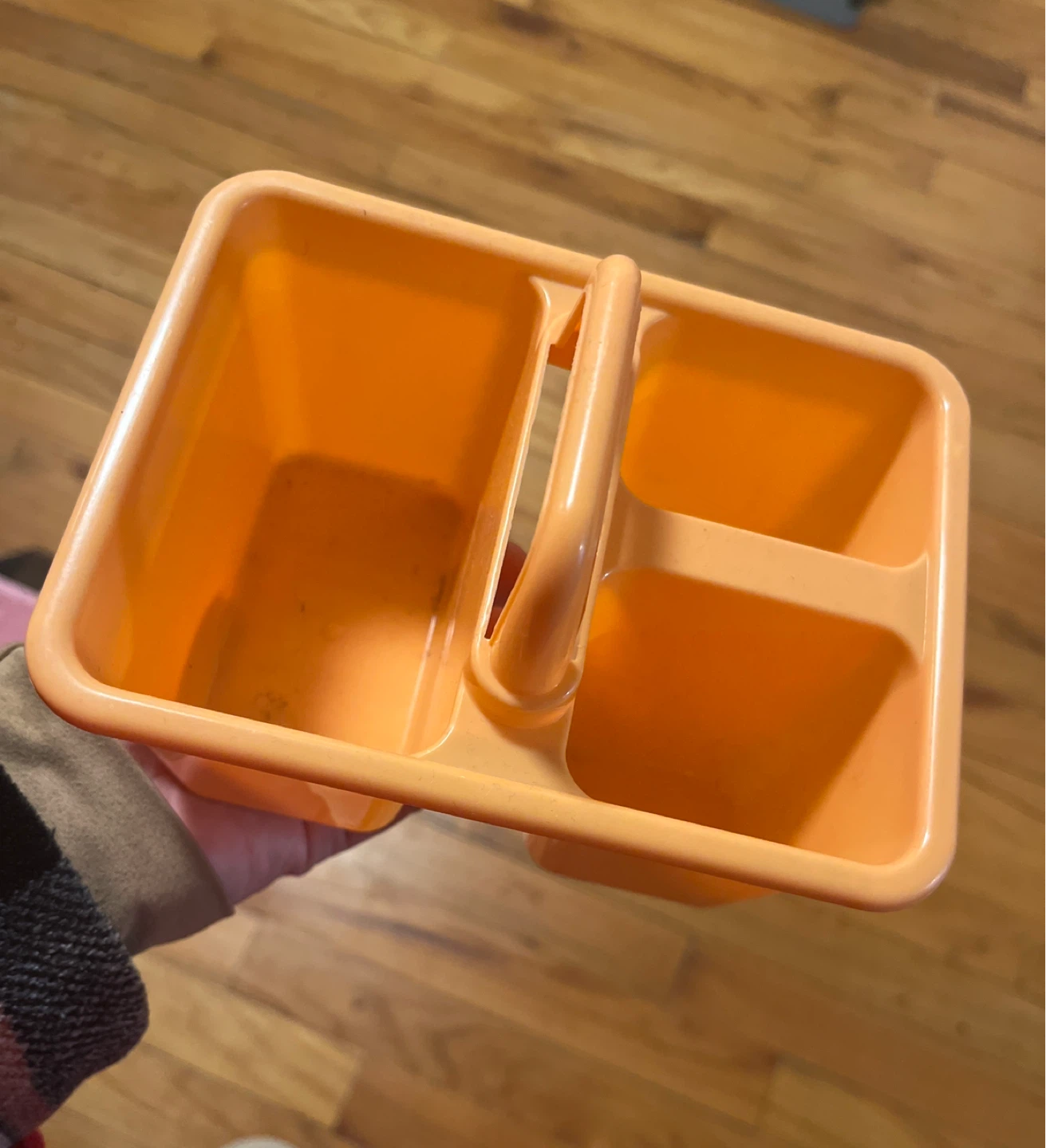 Orange Plastic Caddy Organizer