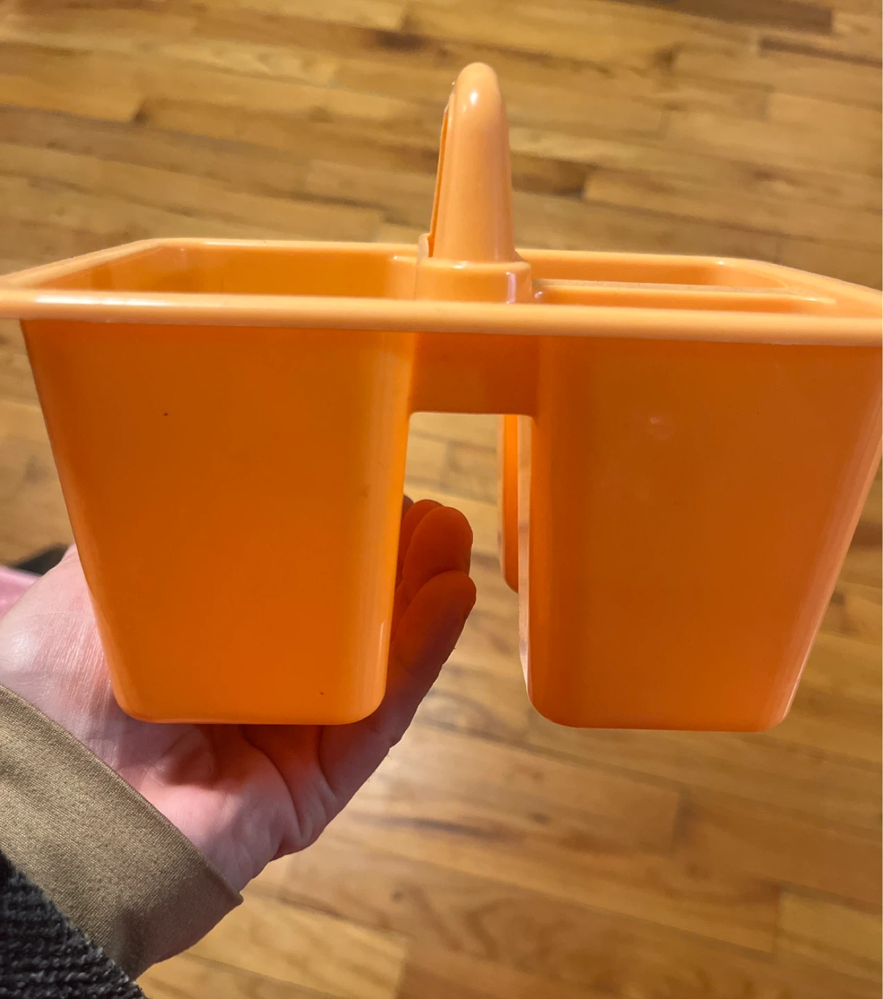 Orange Plastic Caddy Organizer - photo 2