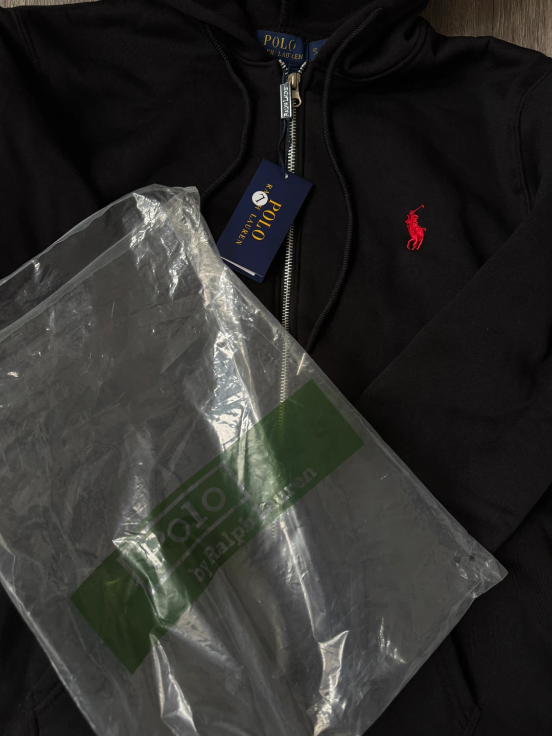 Polo Ralph Lauren Black Zip-Up Hoodie - photo 3
