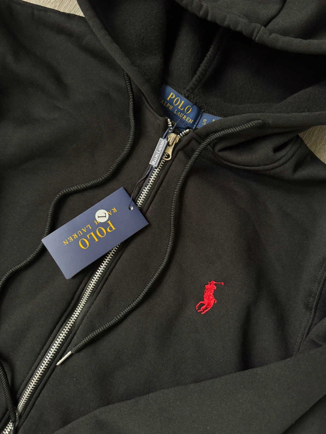Polo Ralph Lauren Black Zip-Up Hoodie - photo 2
