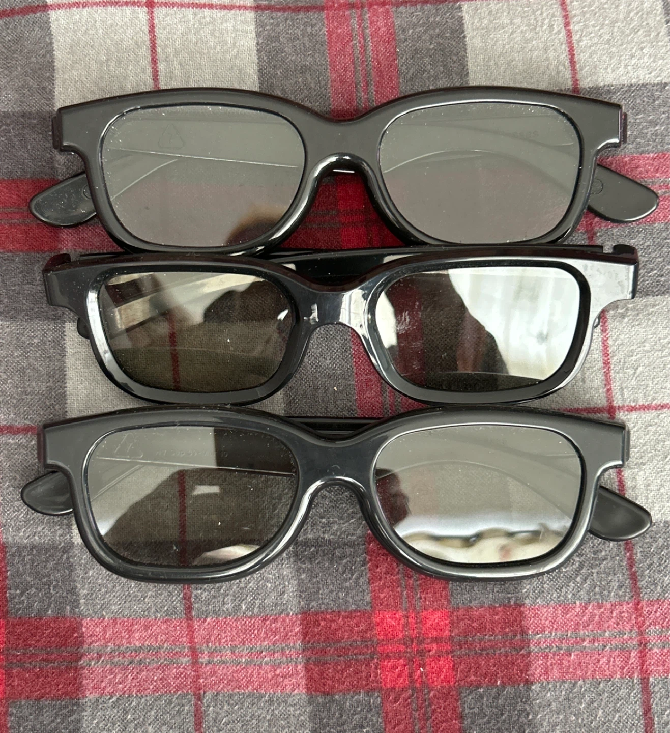 RealD 3D Glasses - Black (Set of 3)