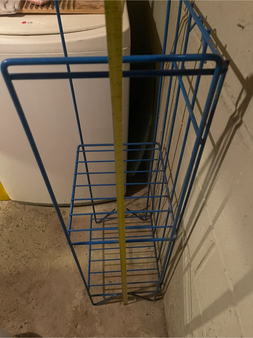 Blue Wire Storage Rack with Shelves - photo 3
