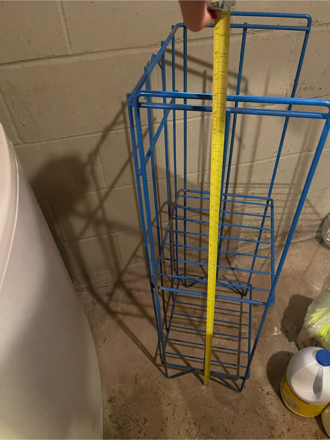 Blue Wire Storage Rack with Shelves - photo 4