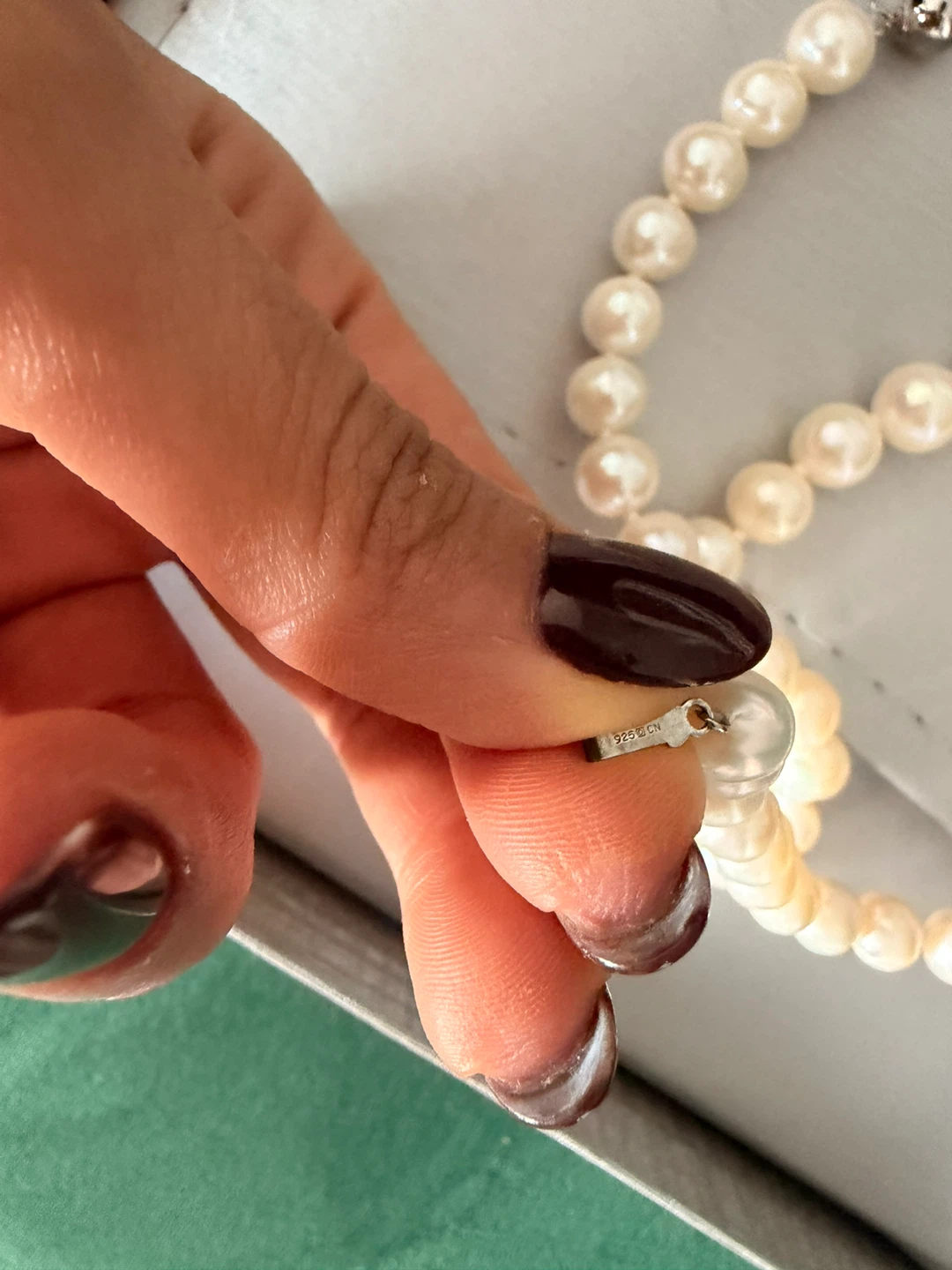 Peoples Fresh water Pearl Necklace with Sterling Silver Clasp - photo 3