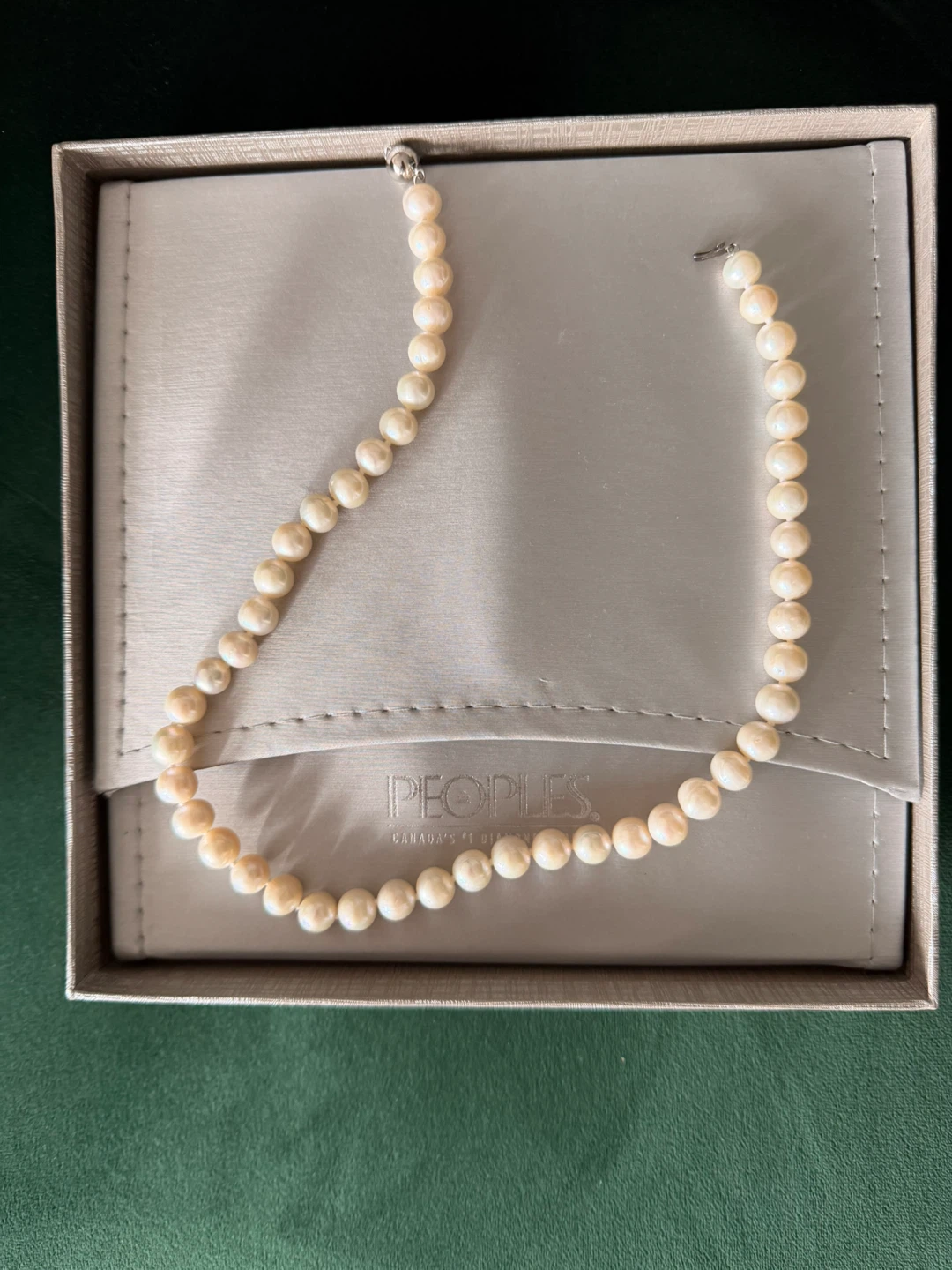 Peoples Fresh water Pearl Necklace with Sterling Silver Clasp