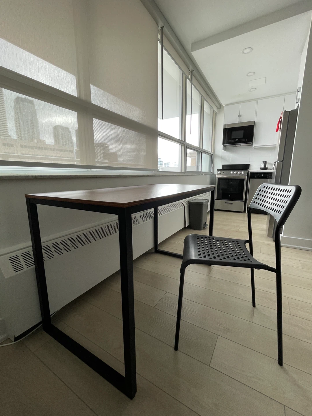 Set of dining table/desk and IKEA chair - can be separately sold