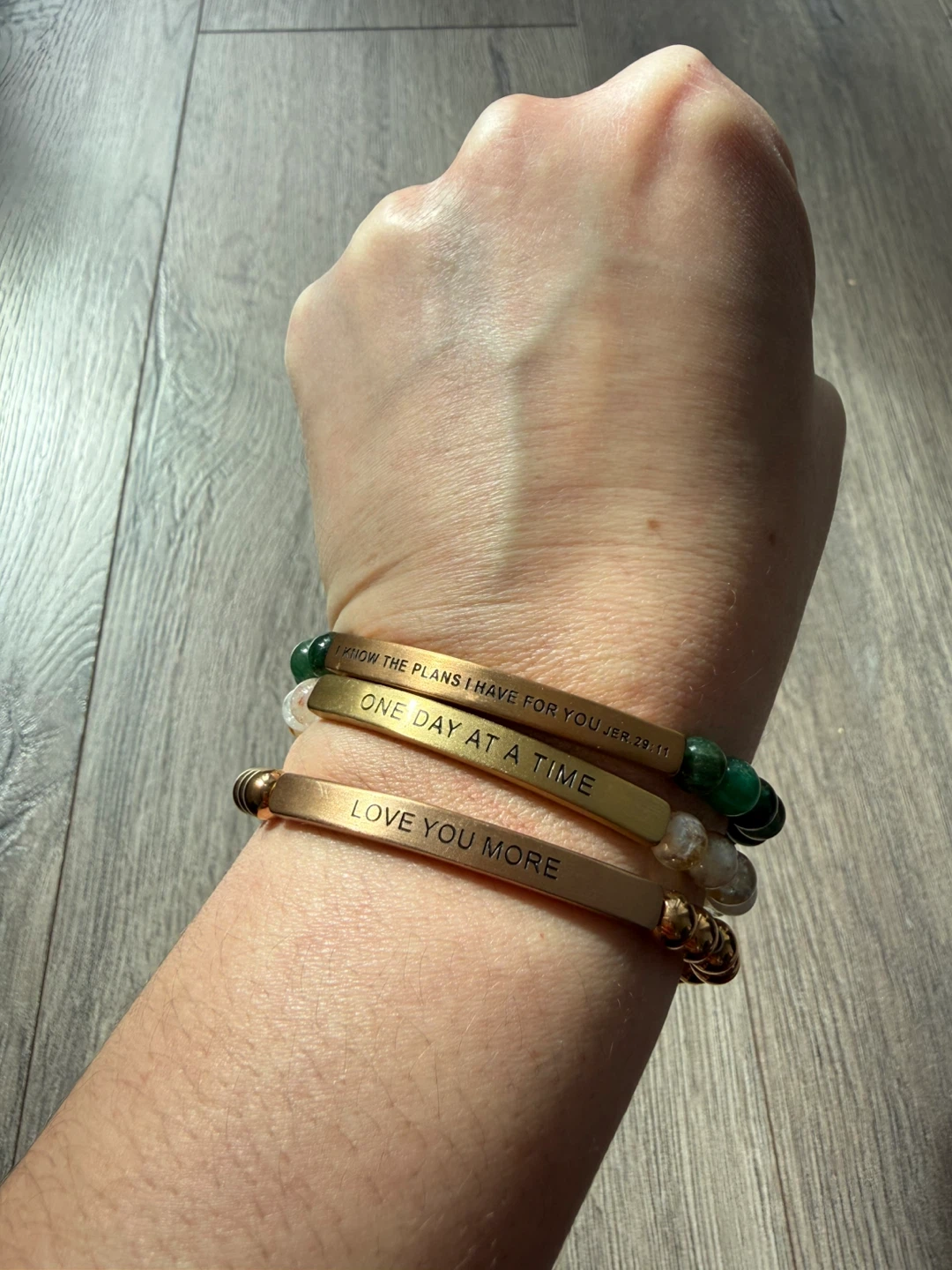Inspiration Co. Stackable Bracelets (Set of 3)