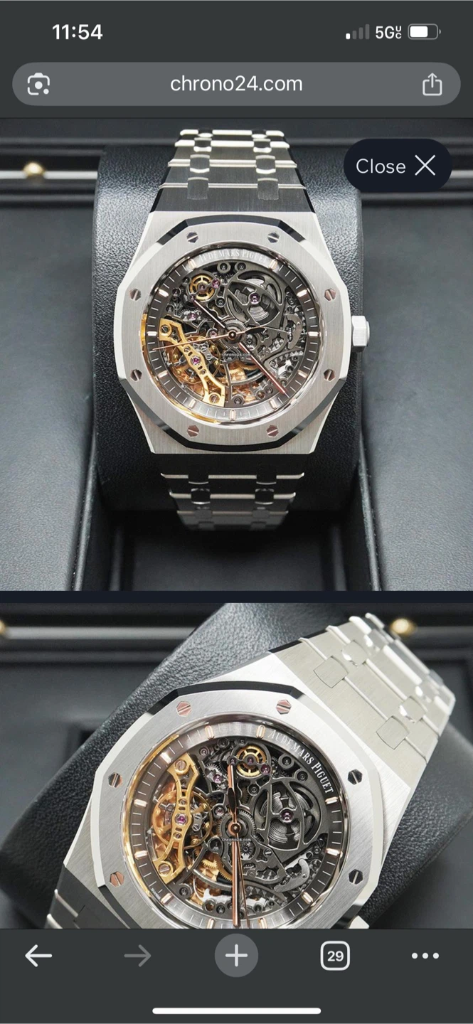 Audemars Piguet Royal Oak Skeleton Automatic Watch