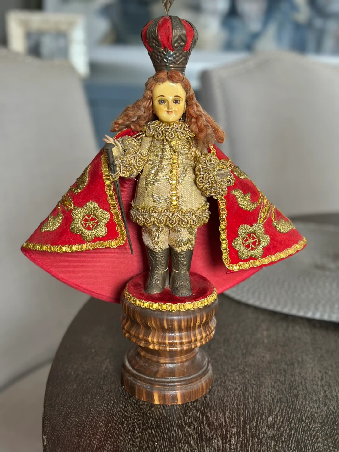 Vintage Religious Figurine Statue Santo Niño de Cebu