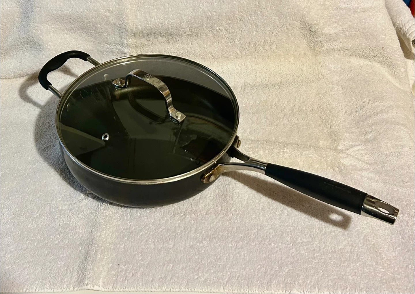 Lagostina 2 quarts 2.5”deep Cooking Pan with vented glass lid. - photo 5