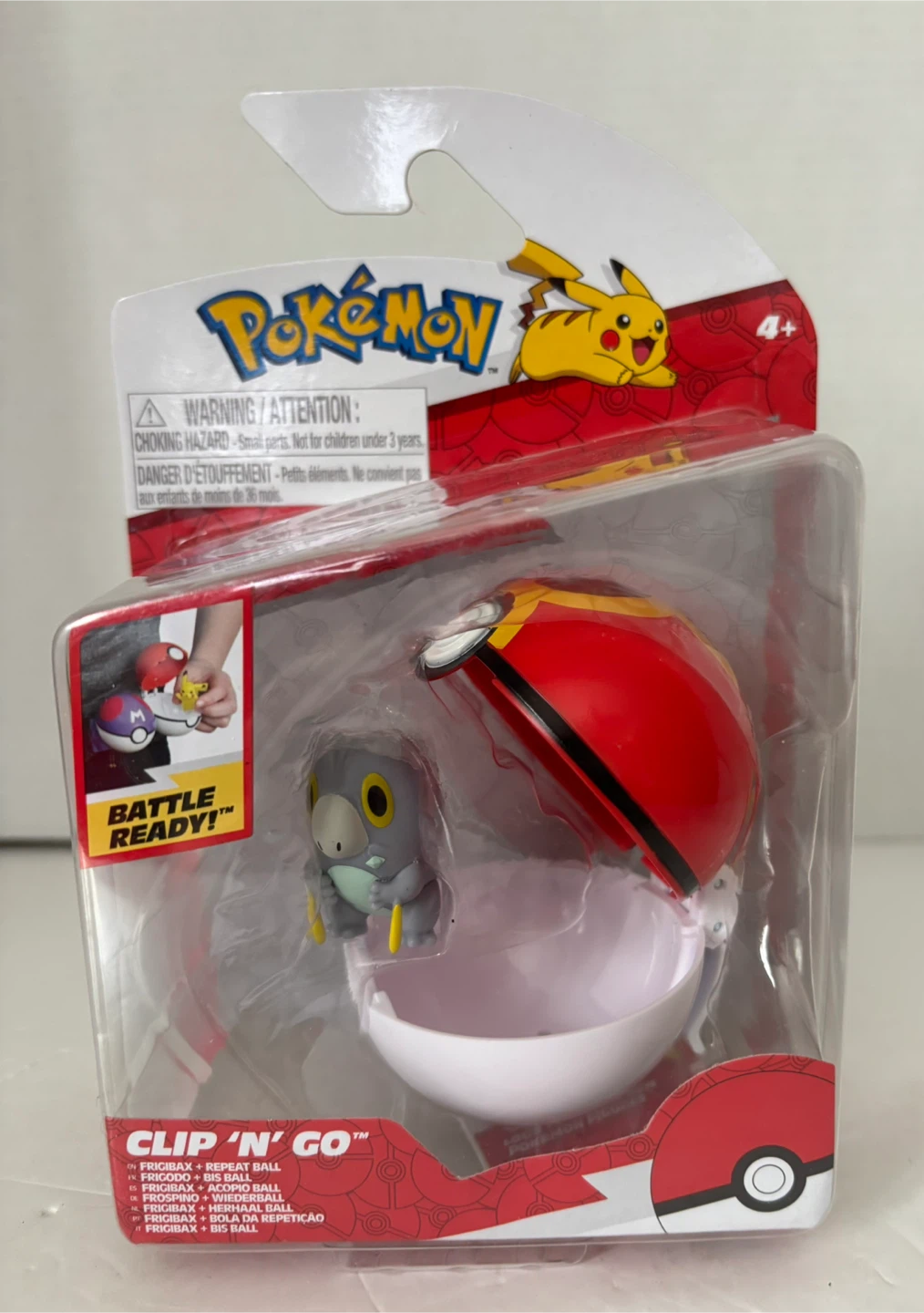 Pokémon Clip 'N' Go Frigibax Battle Ball