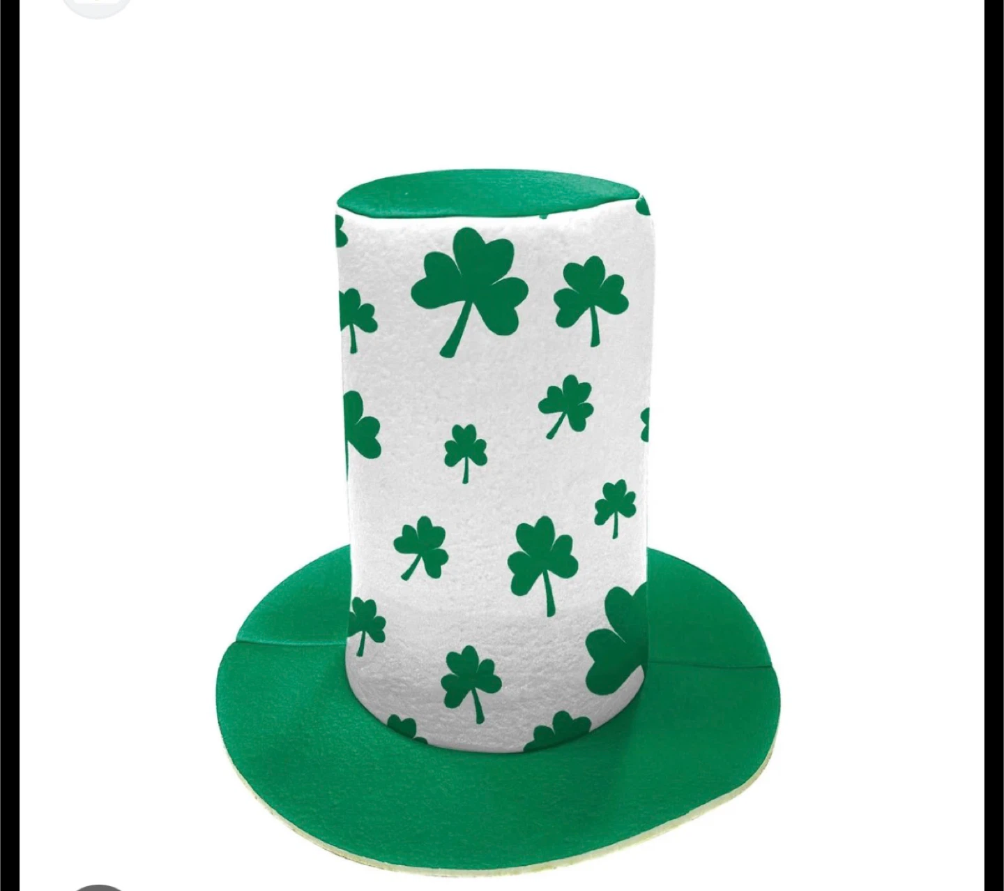 St. Patrick's Day Shamrock Top Hats and Cloth Napkins Bundle - photo 2