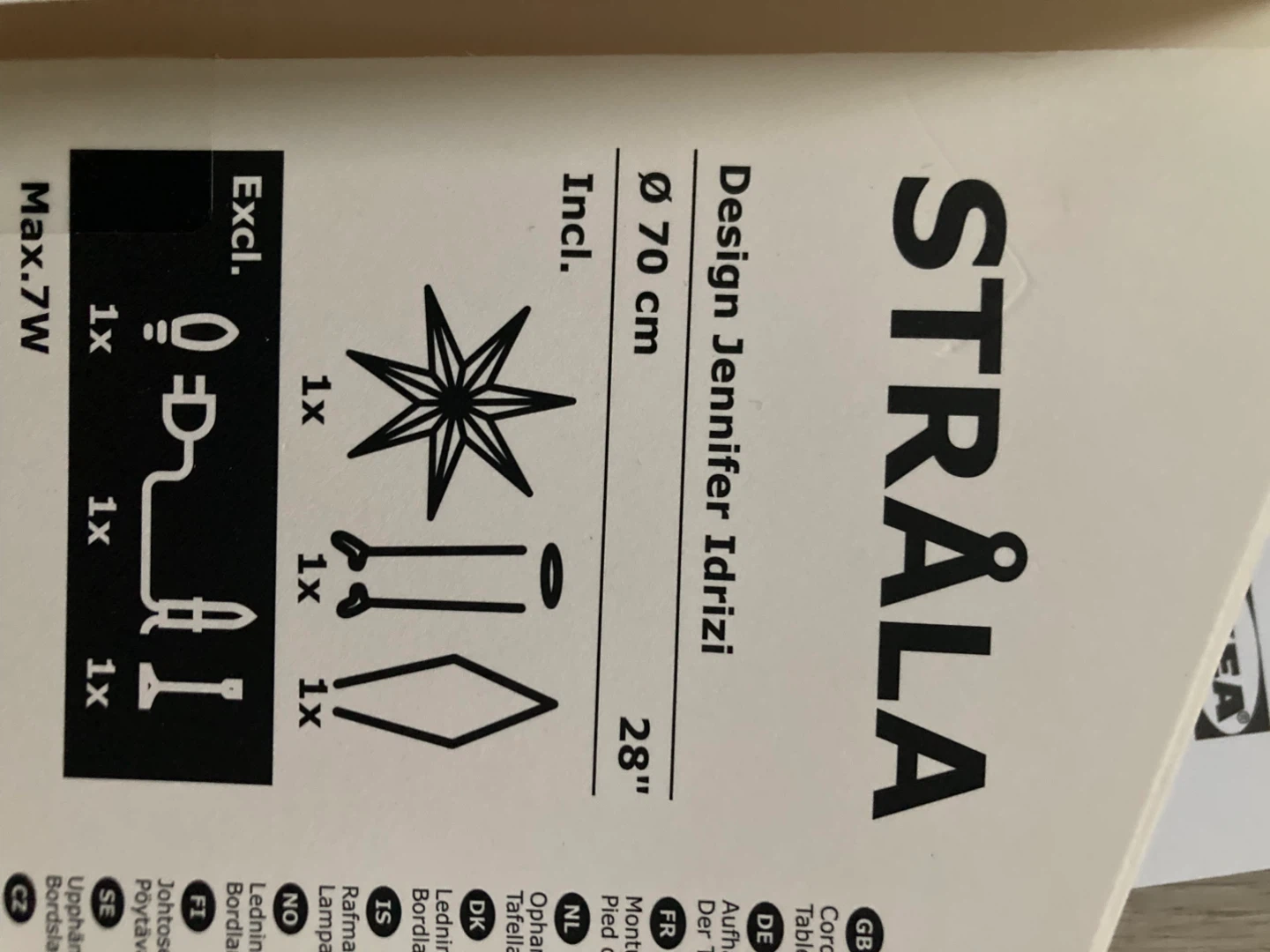 IKEA STRÅLA Star Lantern - photo 4