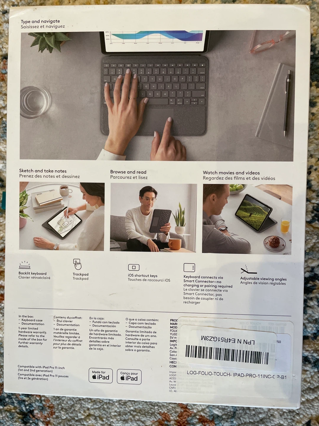 Logitech Folio Touch Keyboard Case for iPad Pro 11-inch - photo 3