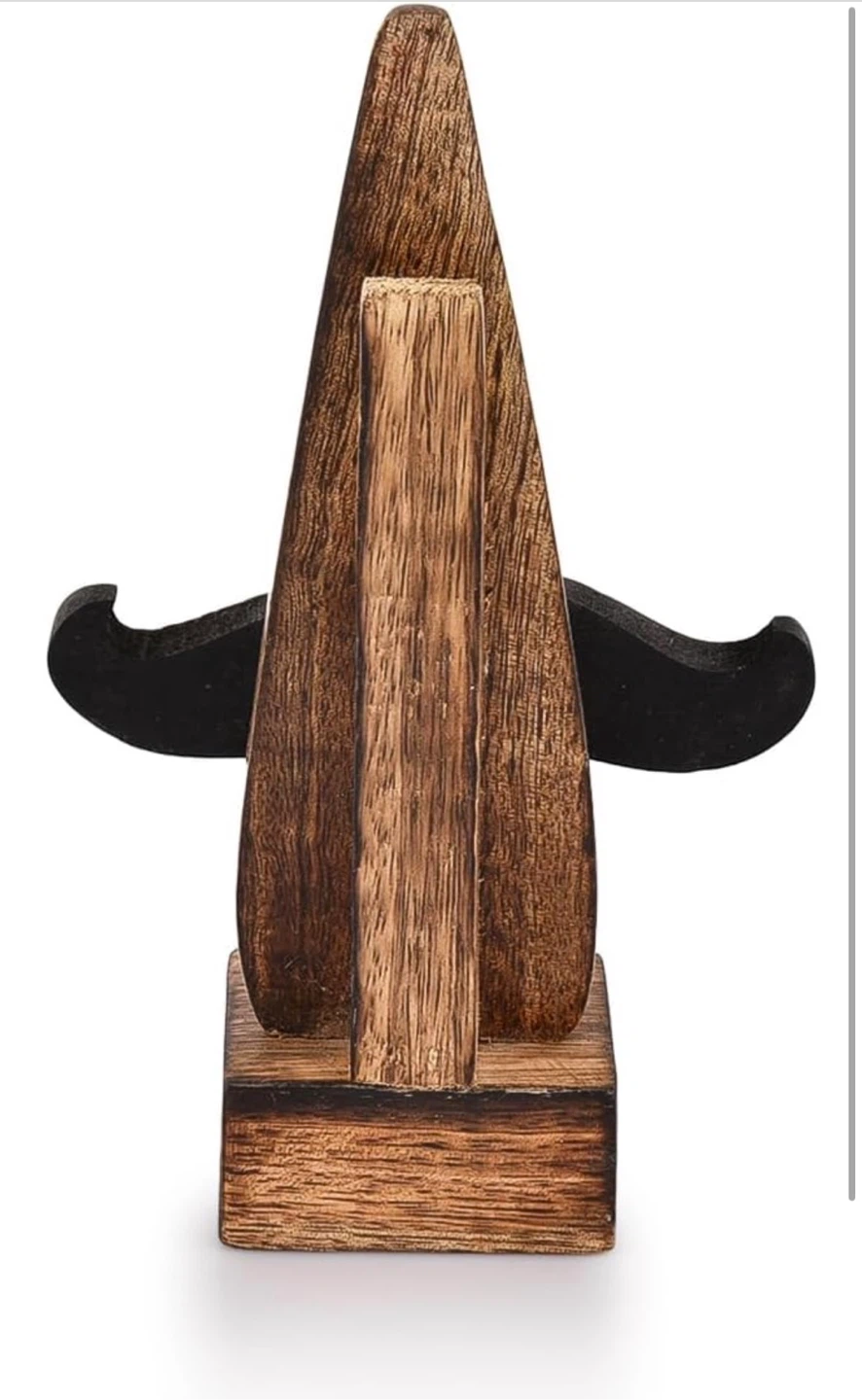 New Wooden Nose & Mustache Glasses Stand - photo 5