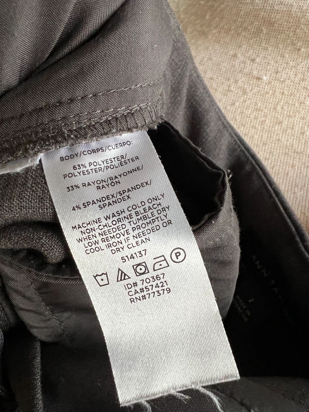 Ann Taylor Women's Grey Belted Pants - photo 5