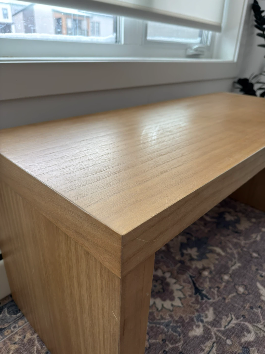 Wooden bench
