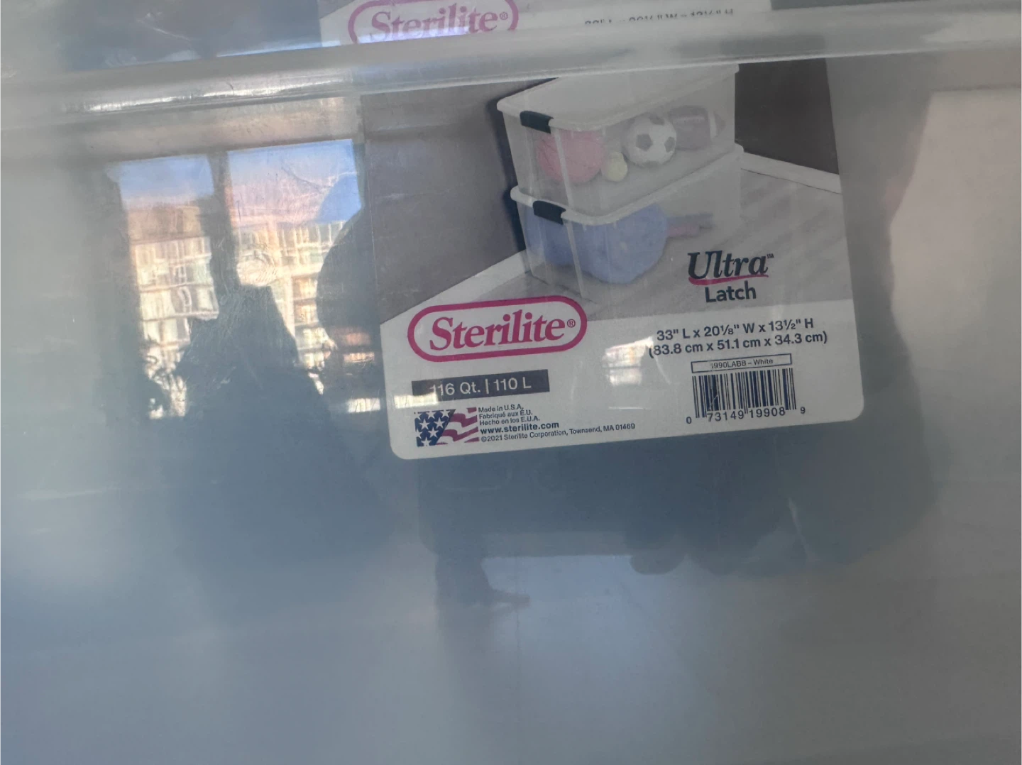 Sterilite Ultra Latch Storage Container 110 L Clear - photo 5