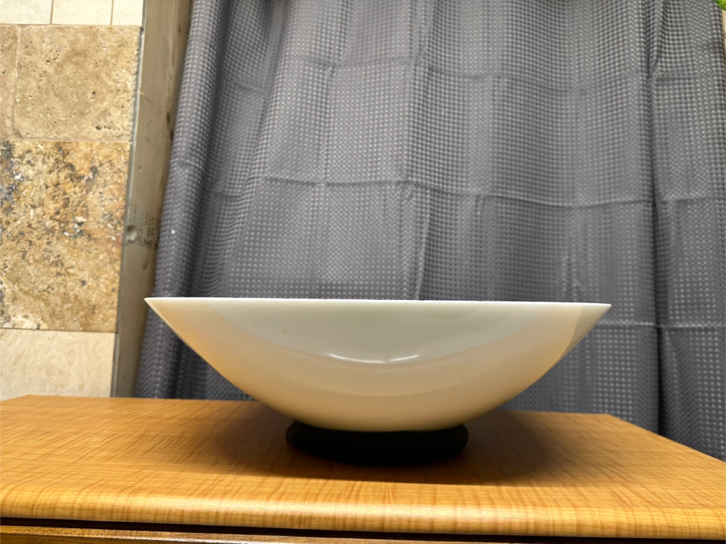 White Vessel Sink – Modern Design - photo 2