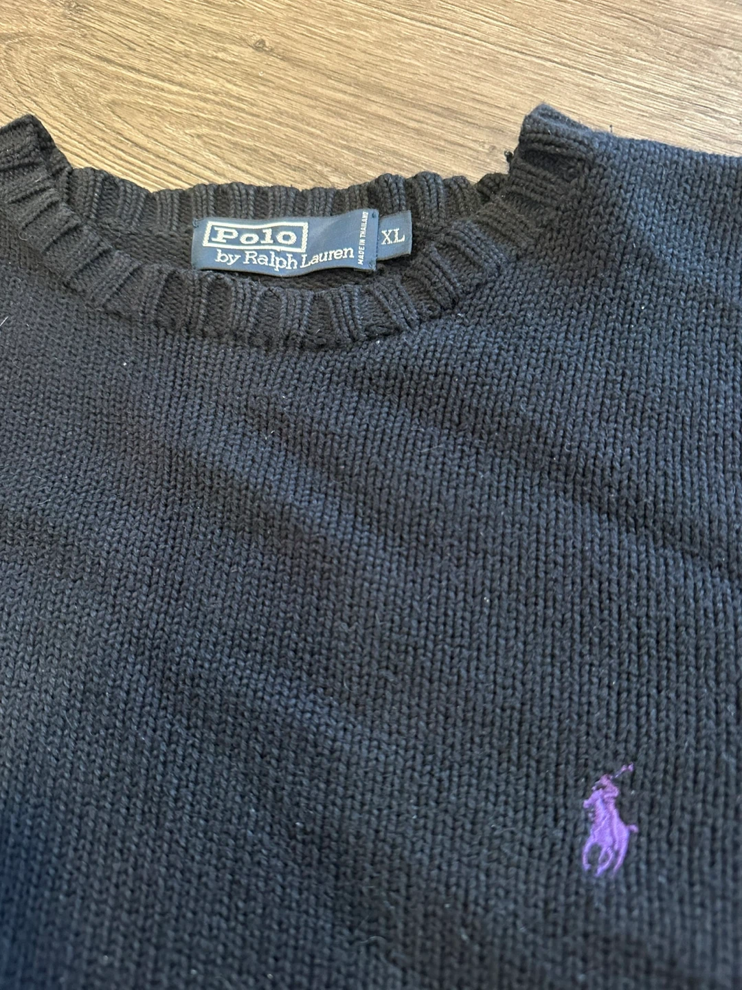 Polo Ralph Lauren Black Crew Neck Sweater XL - photo 2