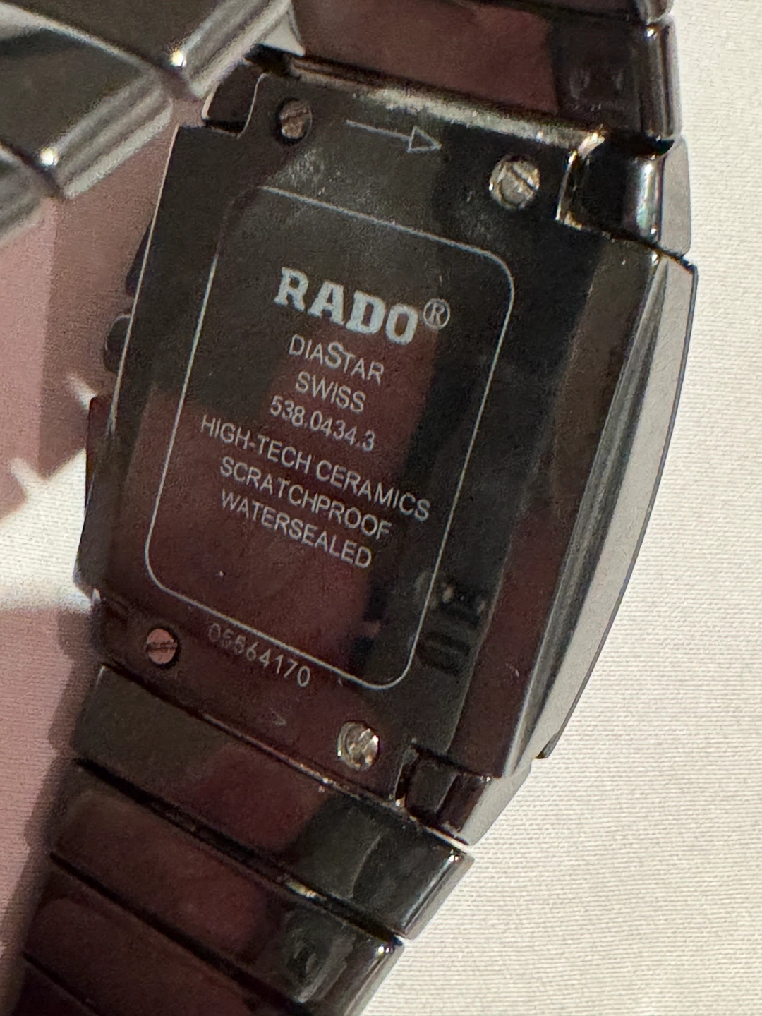 RADO Diastar Swiss High-Tech Ceramics Watch with Certificate - photo 2
