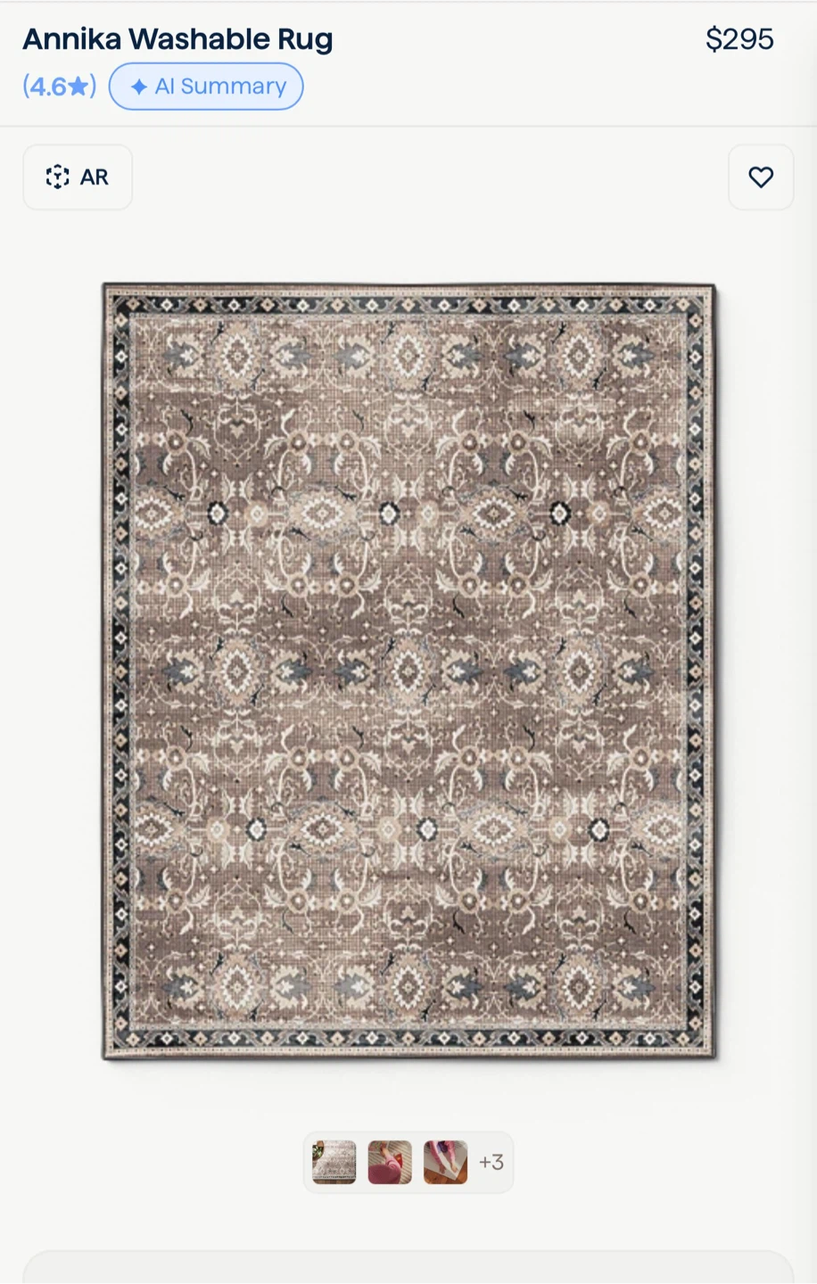 Annika Washable Rug
