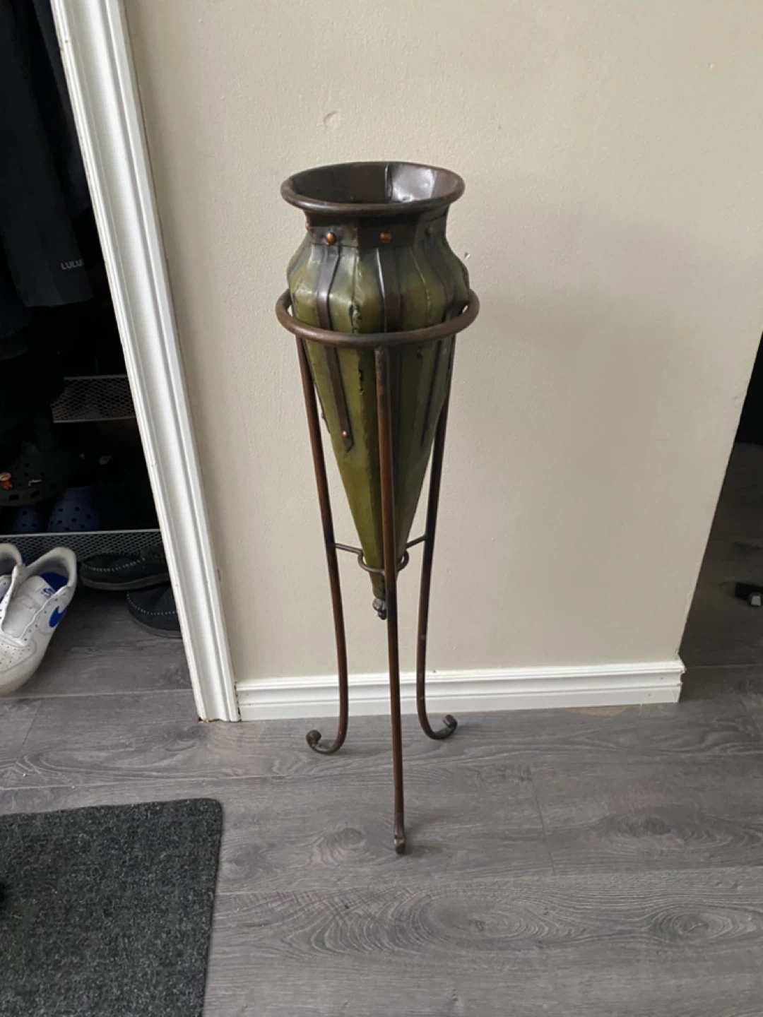 Decorative Tall Vase with Stand