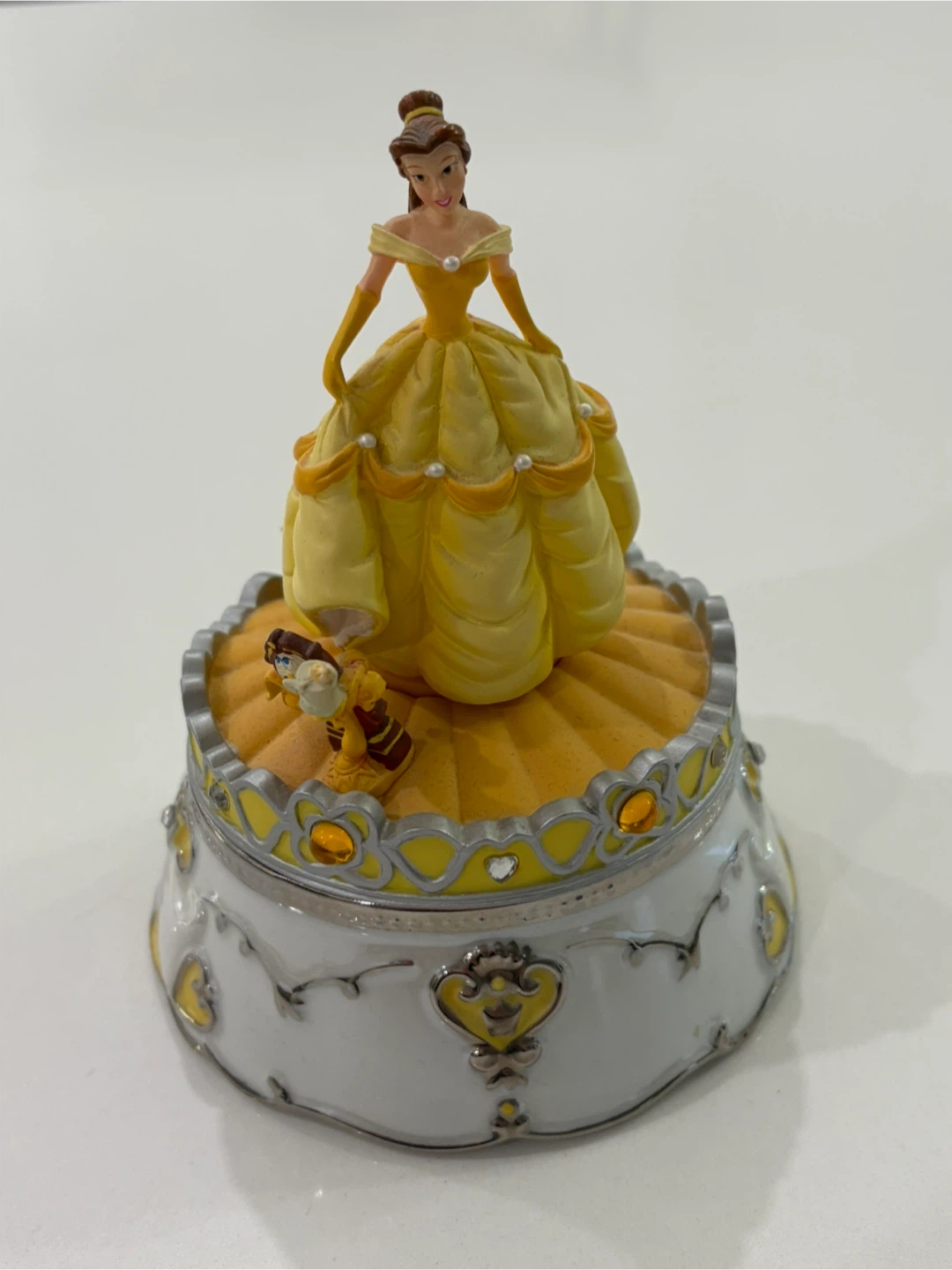 Disney Belle's Dance Music Box Heirloom Porcelain - photo 2
