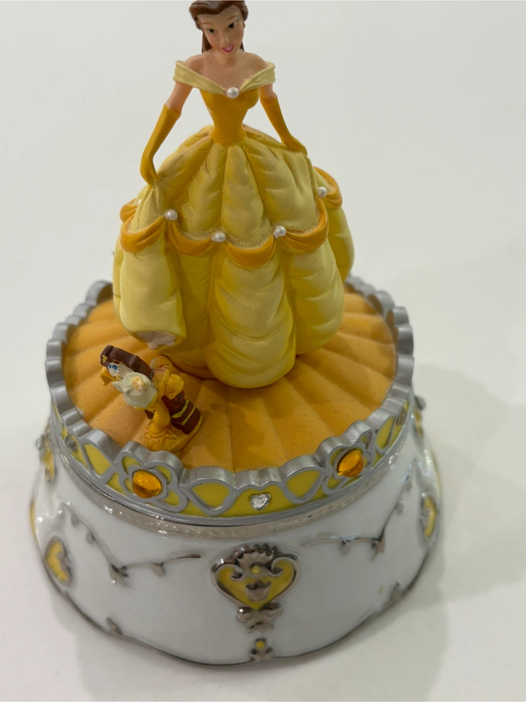 Disney Belle's Dance Music Box Heirloom Porcelain - photo 3