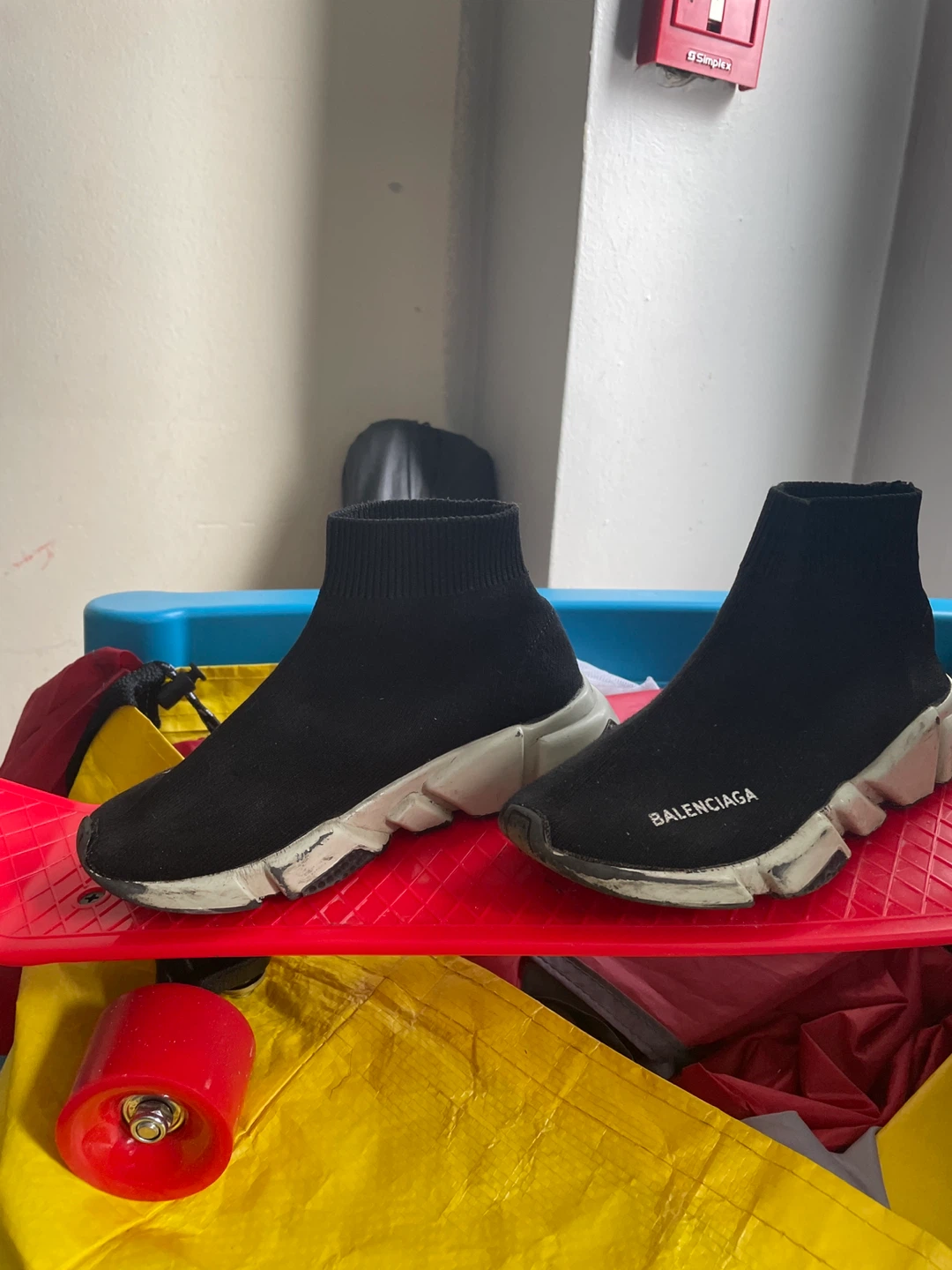 Balenciaga Kids Sock-Style Sneakers Sz. 12-13 - photo 4