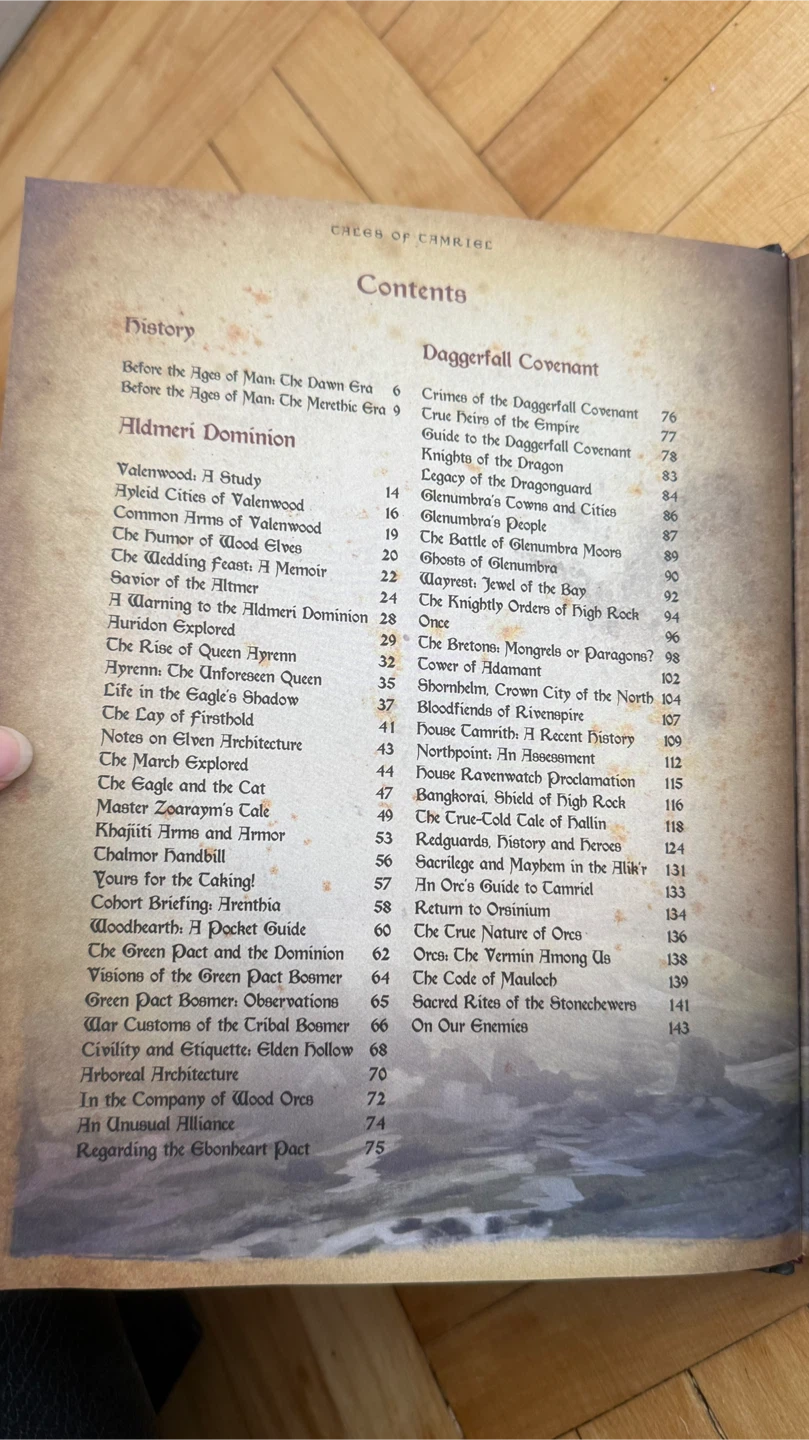 Tales of Tamriel: Book I The Land Hardcover Book - photo 2