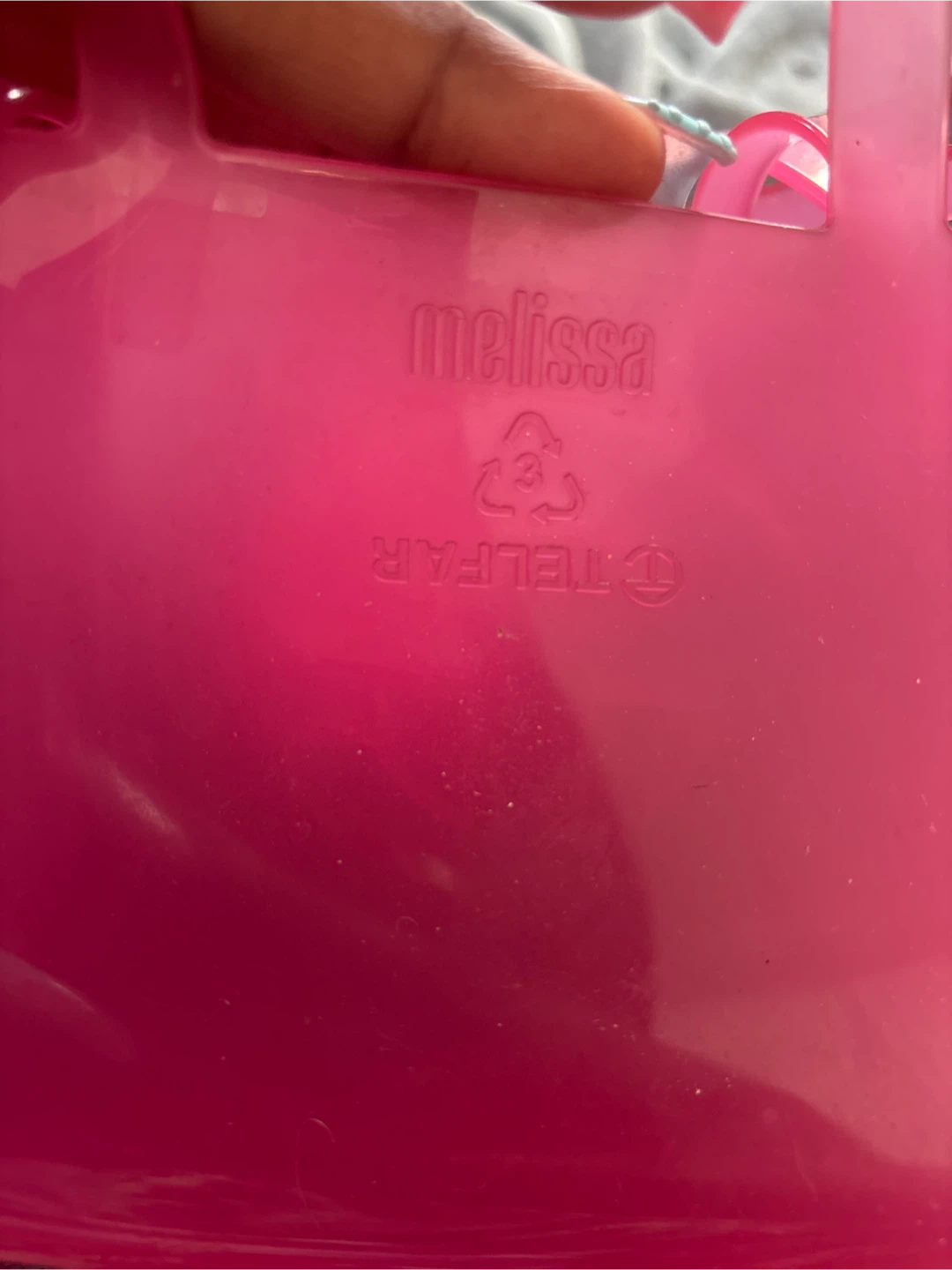 Melissa x Telfar Pink See-Through Mini Bag - photo 2