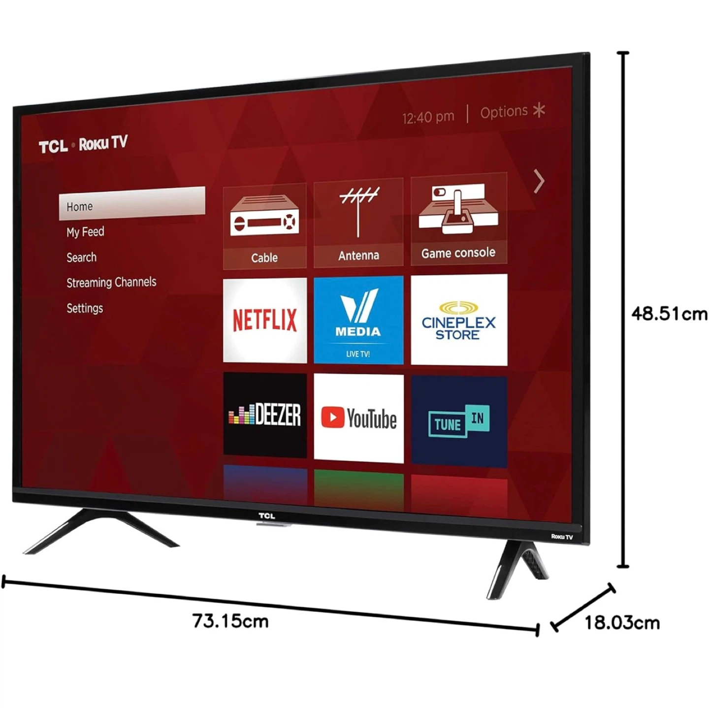 TCL 32" 3-Series Roku Smart TV - photo 4