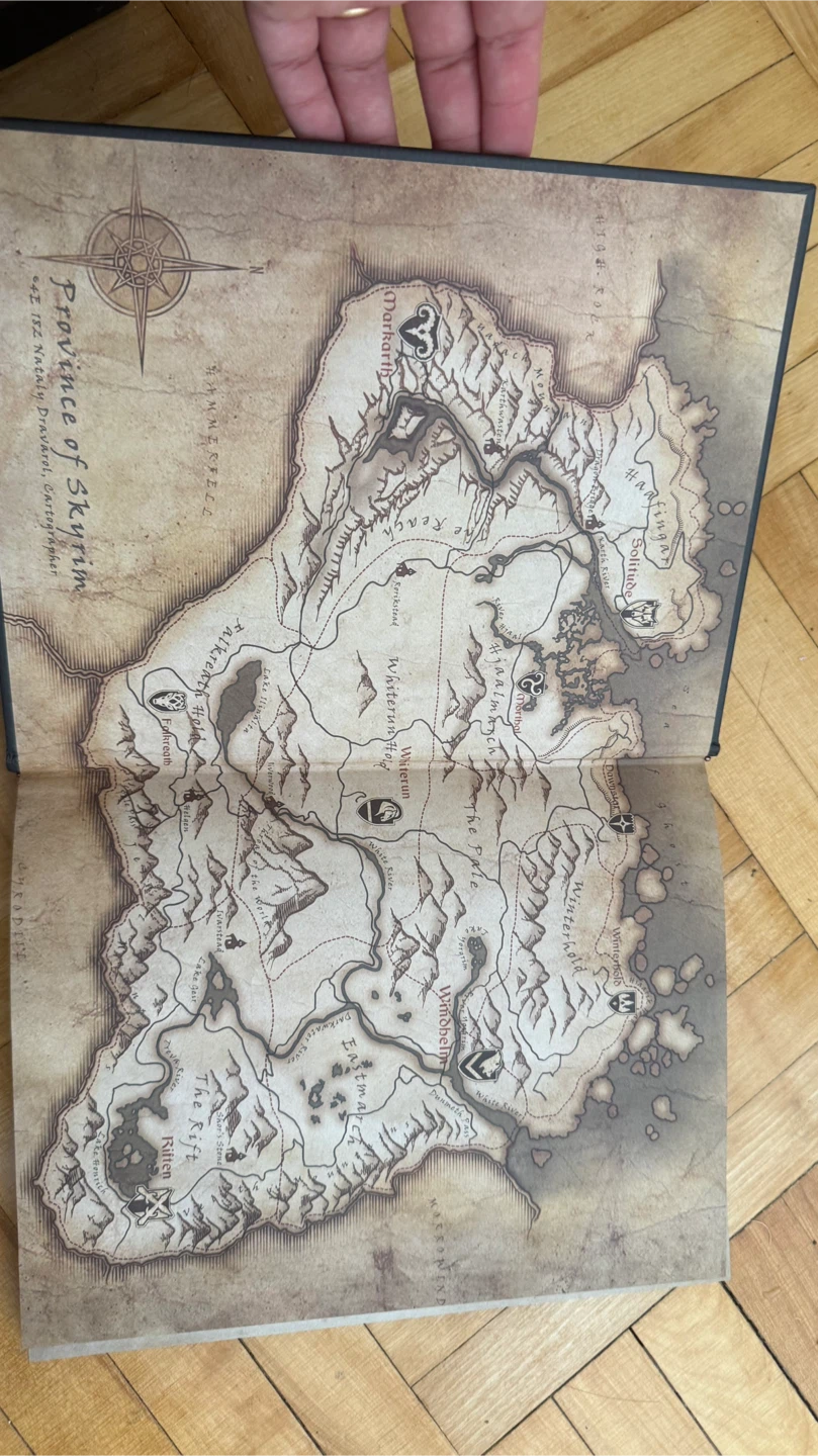 The Elder Scrolls V Skyrim Library Hardcover Books (Volumes 1-3) - photo 3