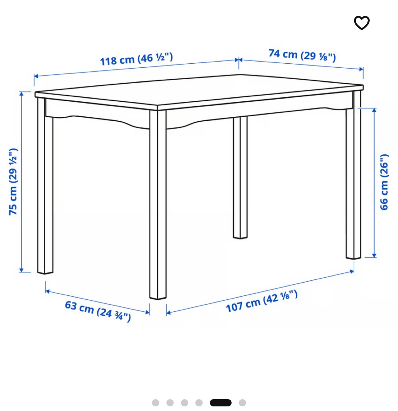 IKEA Table and 4 Chairs Set - photo 4