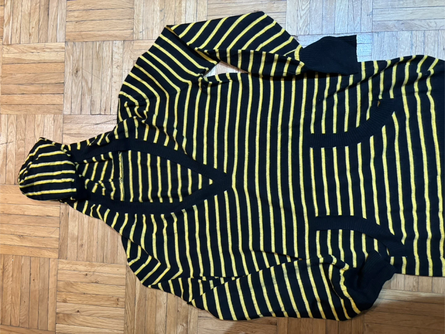 Striped Sweater - Black & Yellow