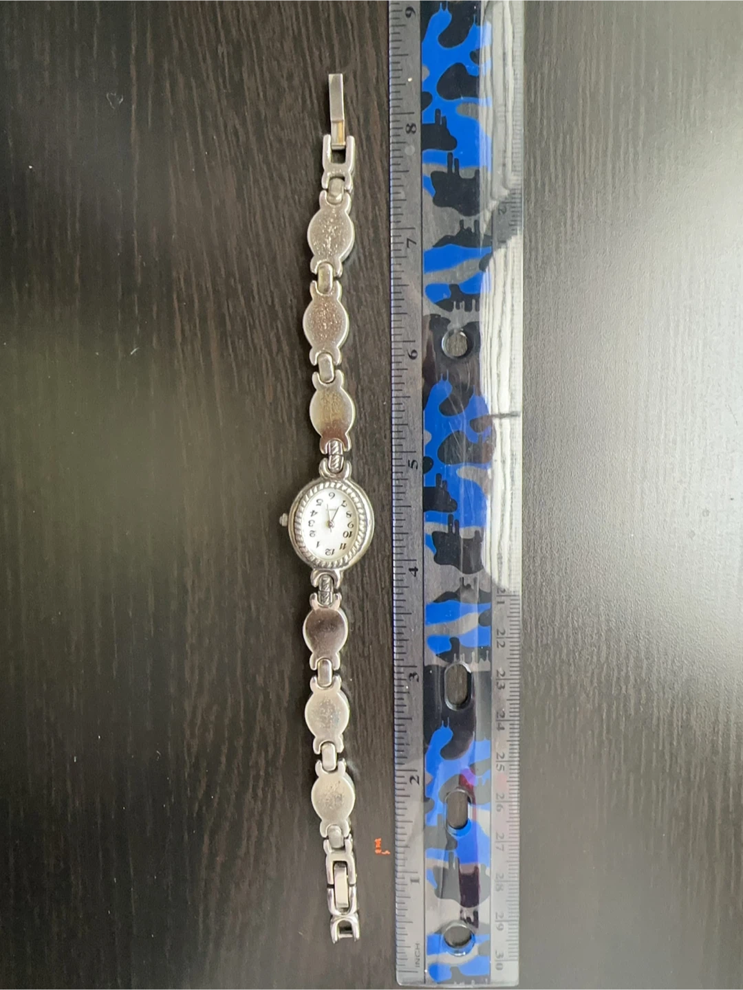 Reversible Vintage Lapis Ladies Watch Needs Battery - photo 3