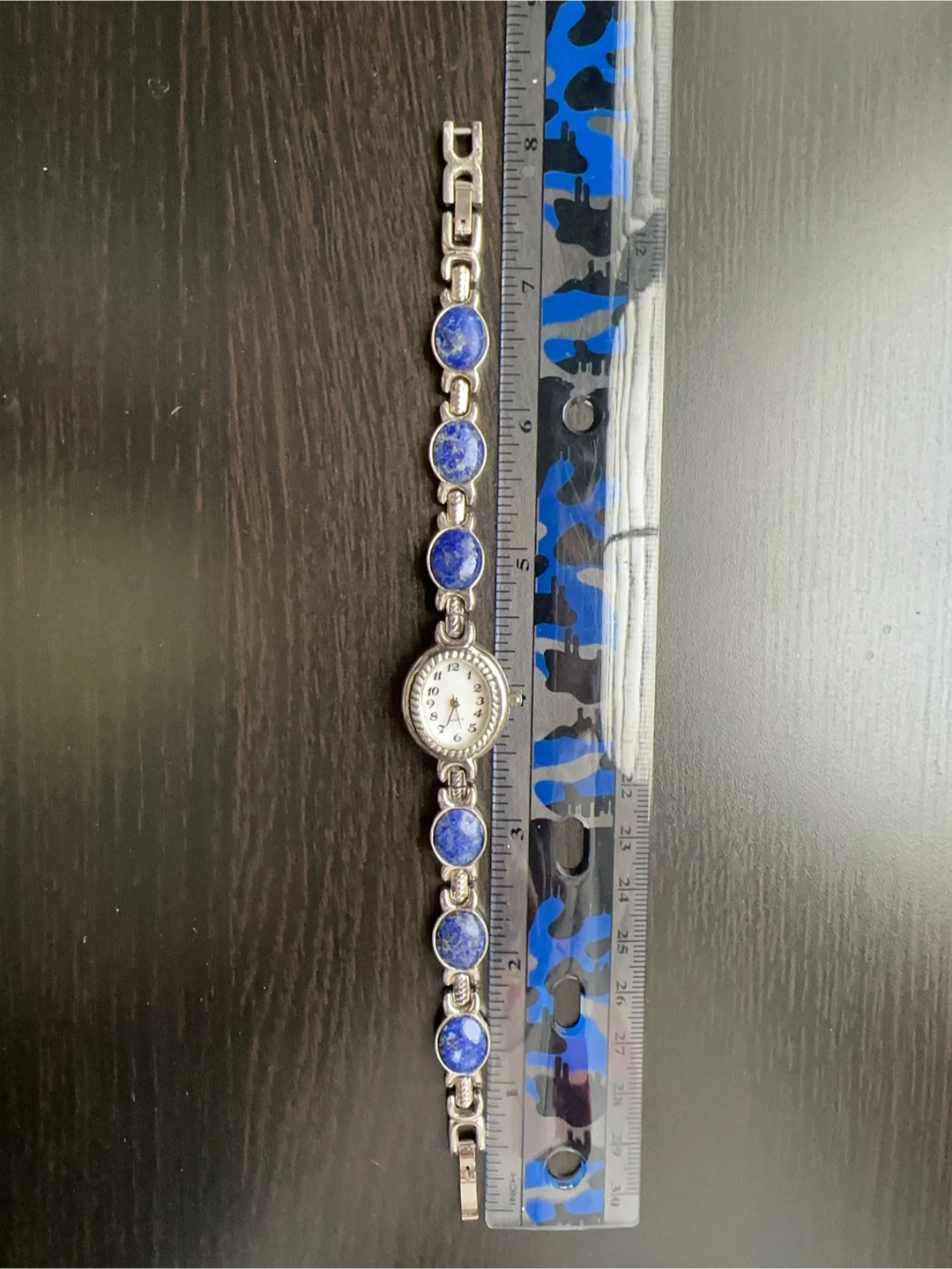 Reversible Vintage Lapis Ladies Watch Needs Battery