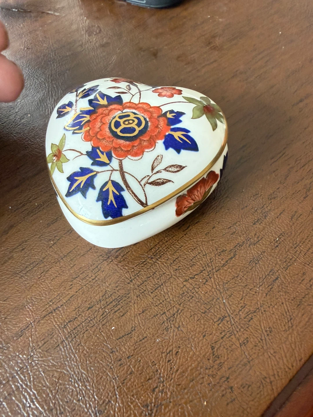 Royal Worcester Palissy Royale Collection Heart Trinket Box - photo 3