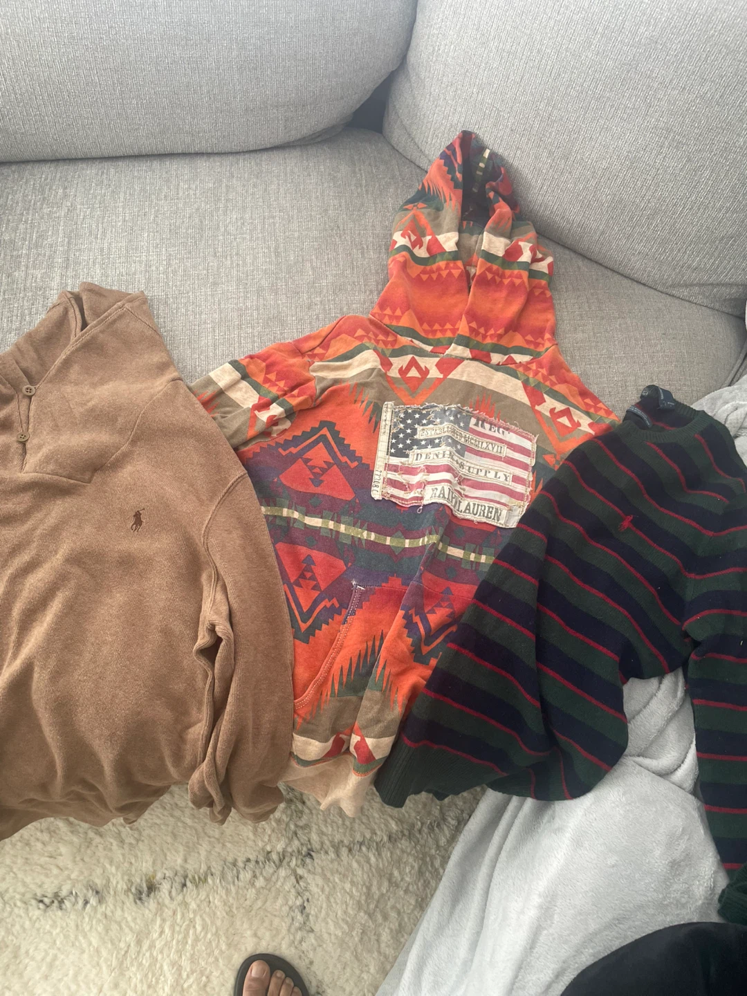 Polo Ralph Lauren Hoodies and Sweater - 3 Pieces