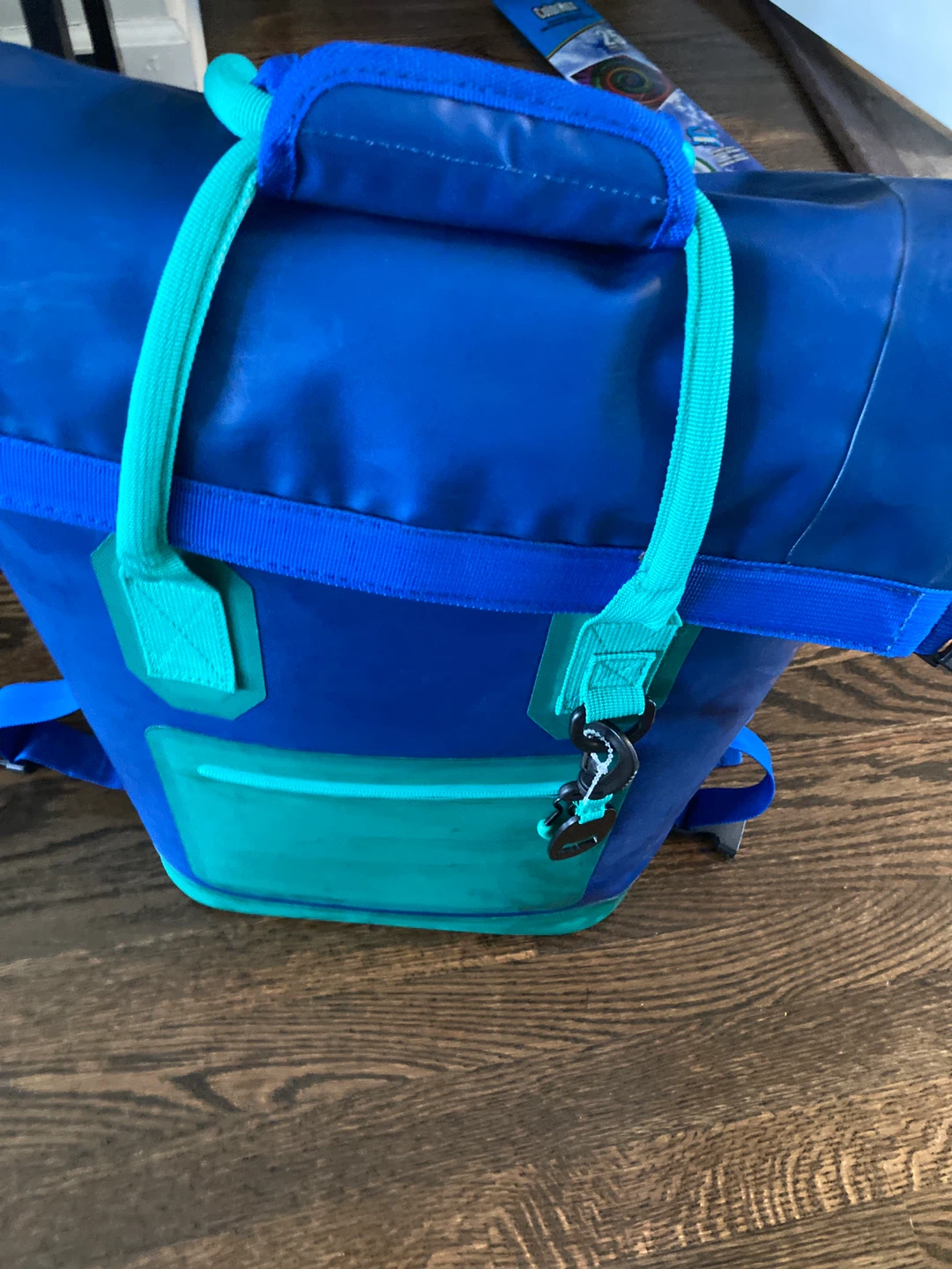 Blue and Teal Insulated Backpack Cooler - photo 3