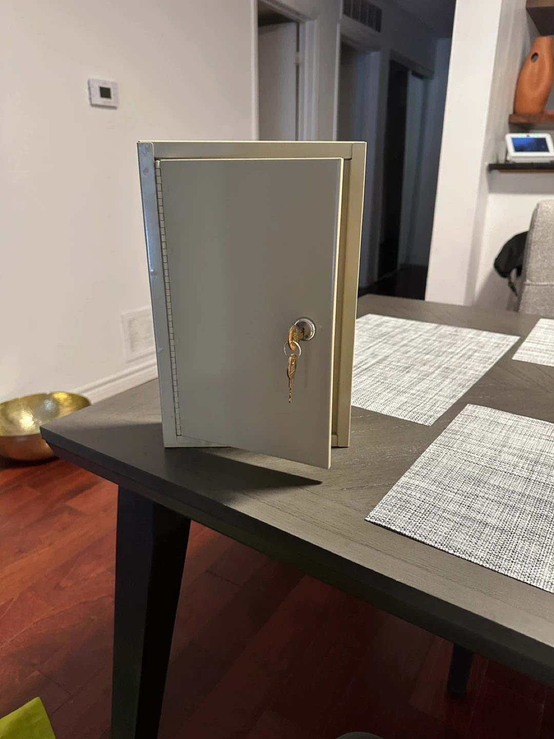 Key Cabinet Box with Keys and Tags
