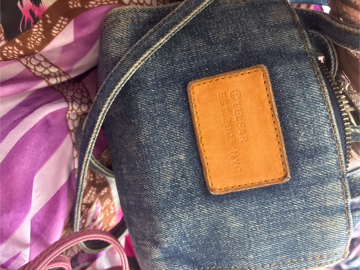 Telfar Denim Small Bag - photo 3